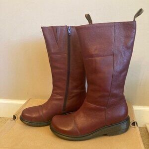 Dr. Martens - Women's Charla - Cherry Red - boots Size US8 / UK6 / EU39